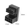ATX GPU Adapter Elbow Head 8Pin 6Pin Female To 8Pin 6Pin Male 180 Degree Angled Power Steering Connector for Desktop Video Card