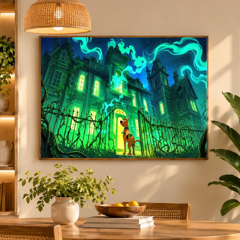 5D Diamond Painting Scooby-Doo DIY Full Drill Diamond Art Kit Home Decoration