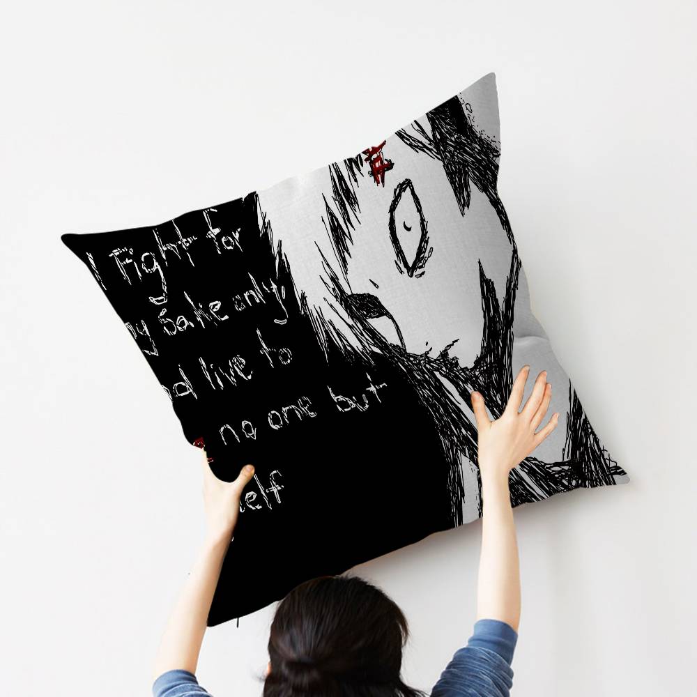 Anime G-Gaara Pillow Gift Home Office Decoration Bedroom Sofa Car Cushion Cover case 45x45