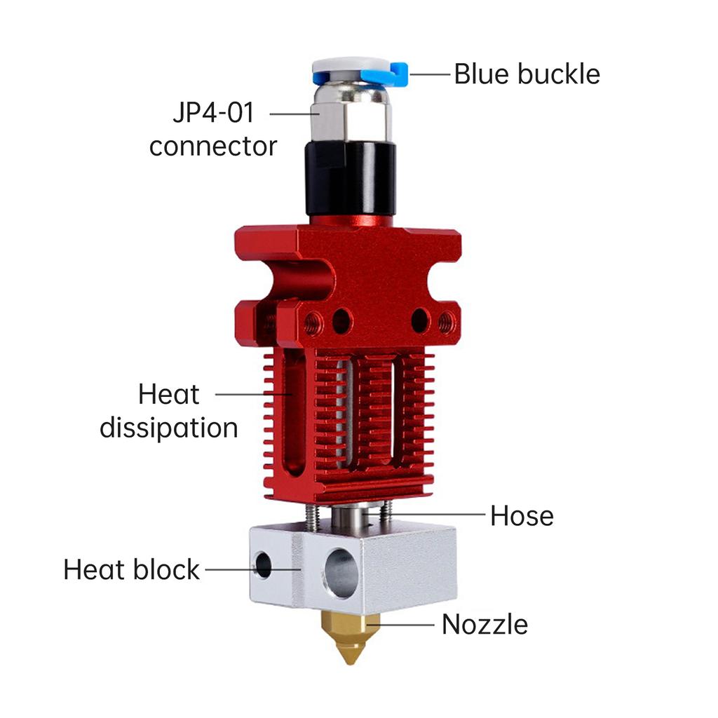 CR-6 SE Hotend Kit All Metal Design Compatible with Creality CR6 SE/ Ender-3 Series 3D Printers