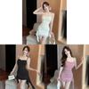 Pure Desire Lace Mesh Fringe Mini Dress With Hood For Spring Fashion