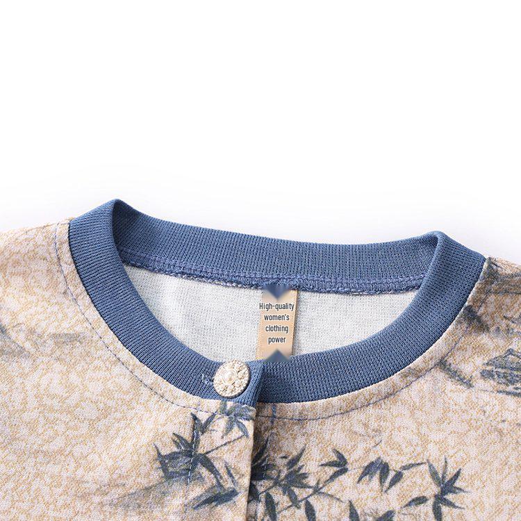Women's Spring & Autumn Fashion: Loose Two-Piece Set with Round Neck Cardigan & Knitted Top