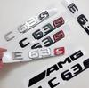 Black AMG Letter Badges for Mercedes C-Class, E-Class, GLS63s, E63s, C63s - Rear Tail Modified Car Stickers
