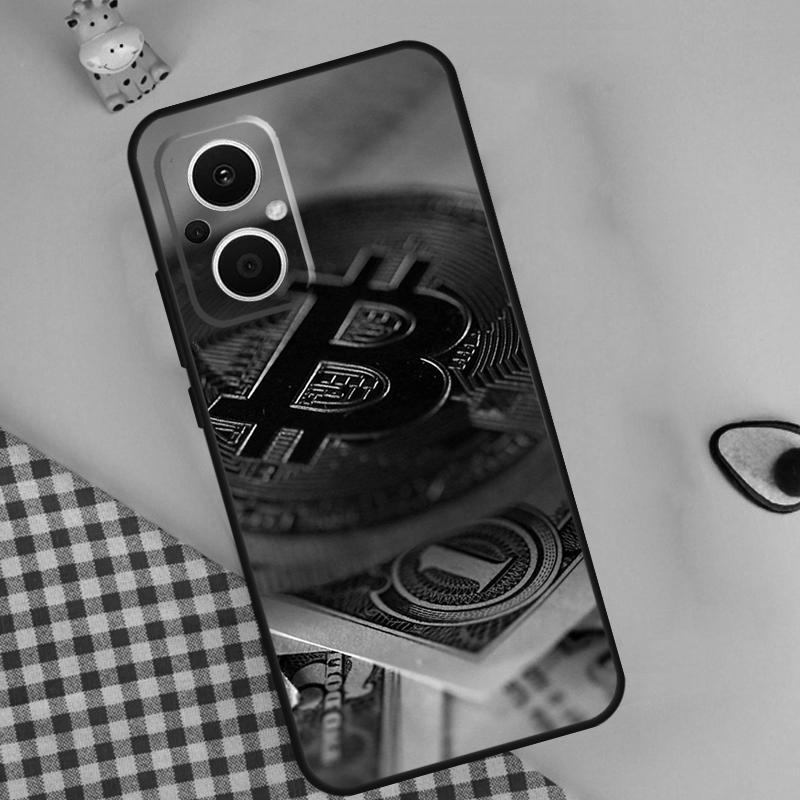 Bitcoin Phone Case For OPPO Reno 12 12F 13 13F 11 8T 7 8 10 Pro OPPO Find X8 X6 Pro X3 X5 Lite Cover
