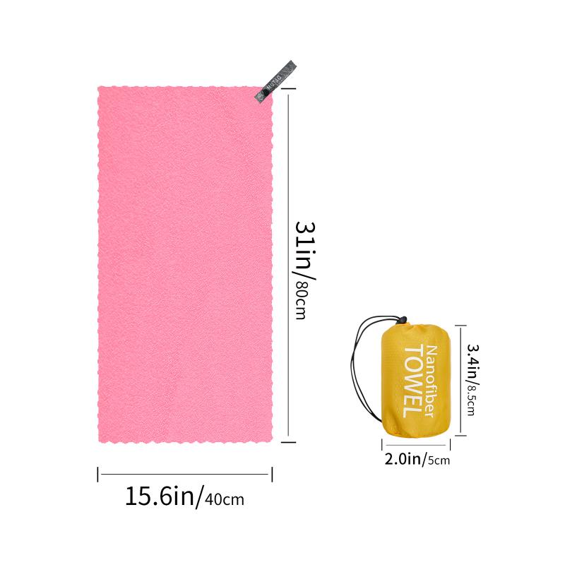 1 Piece 80X40Cm Outdoor Quick-Drying Towel Camping Hiking Cycling Portable Sports Towel Gym Towel