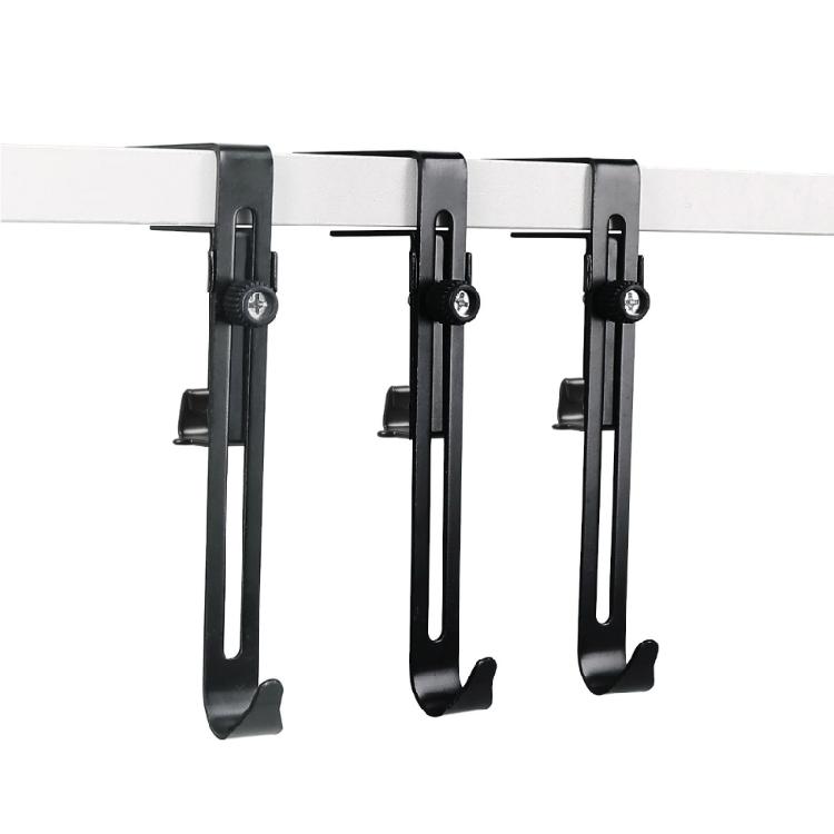 Practical Adjustable Mantel Hook Drillless Installation Slip Proof Iron Christmas Decors Holder Fireplaces Hook
