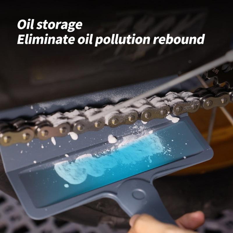 Bikes Chain Maintenance Splash Protector Oil Resistant Cover Ergonomic Shape Chain Protector For Cleaning And Storage