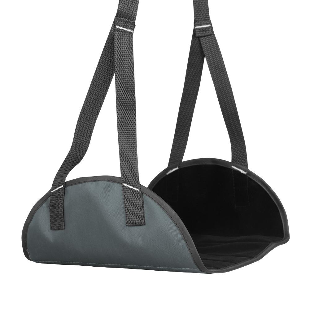 Portable Hammock Leg Rest, Aircraft Footrest with Adjustable Straps, the Perfect Travel Accessory