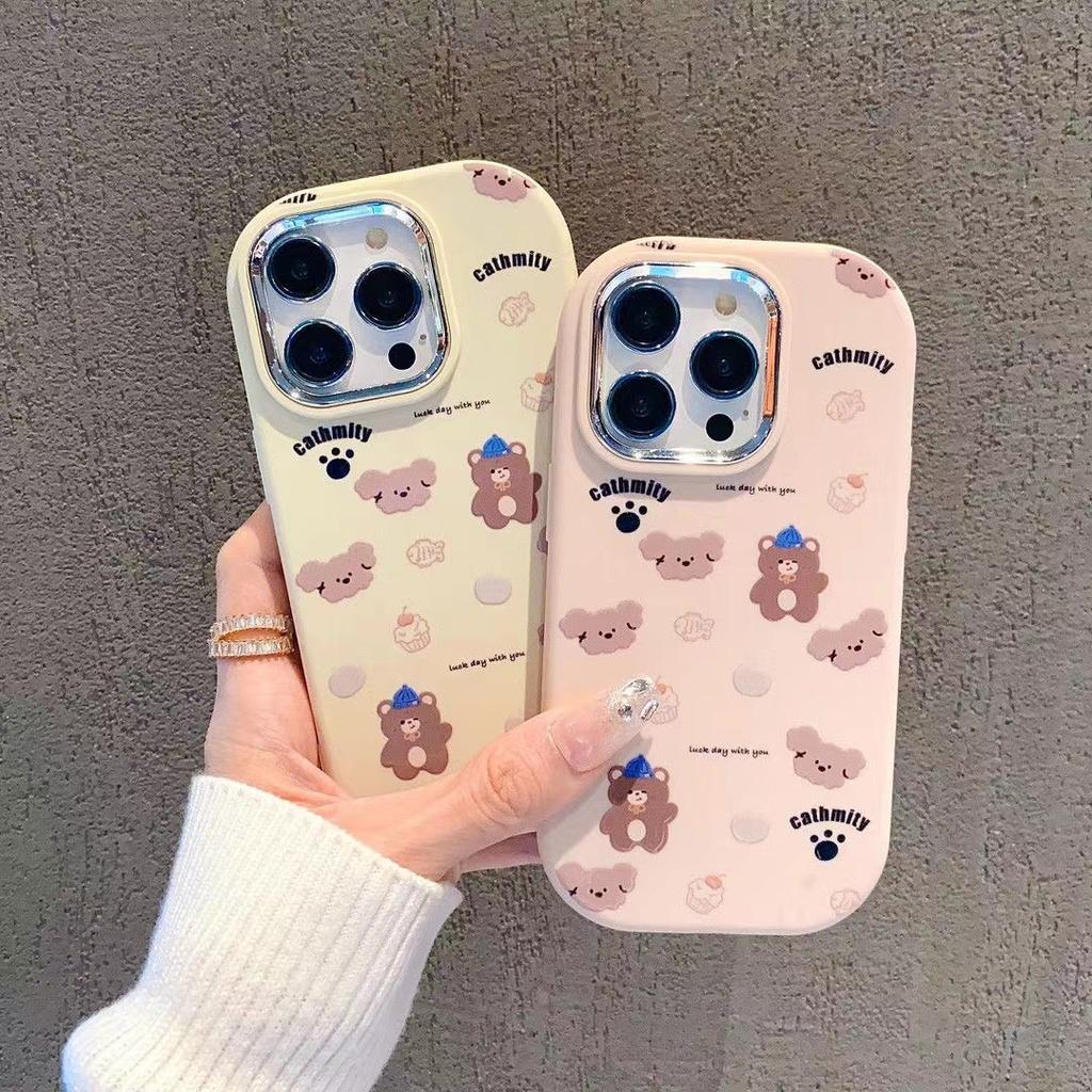 Full Screen Bear 14pro Cute 15promax Mobile Phone Case Iphone16 Girl 13/12