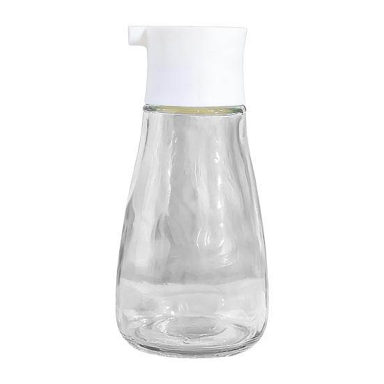 Glass Oil Vinegar Dispenser with No-Drip Pour Spout 150ml Clear Oil Sprayer for Soy Sauce Cooking Oil Easy-Fill Wide Mouth Kitchen Tool for Salads