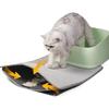 Cat Litter Mat, Honeycomb Cat Litter Mat, Double Layer Waterproof Cat Litter Mat Litter Trapping Mat, Prevents Cat Litter Scattering, Easy to