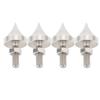 HiFi Speaker Spike Shockproof Stainless Steel Speaker Isolation Feet Spikes for Amplifier CD DVD Player 4pcs M6