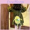 Bolsa Transversal de Sapo Desenho Animado Fofo Para Crianças Com Design Estiloso e Material Durável Para Uso Diário