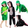 Childs Dinosaur Halloween Costume Crocodile Fancy Dress Cosplay Jumpsuit Unisex
