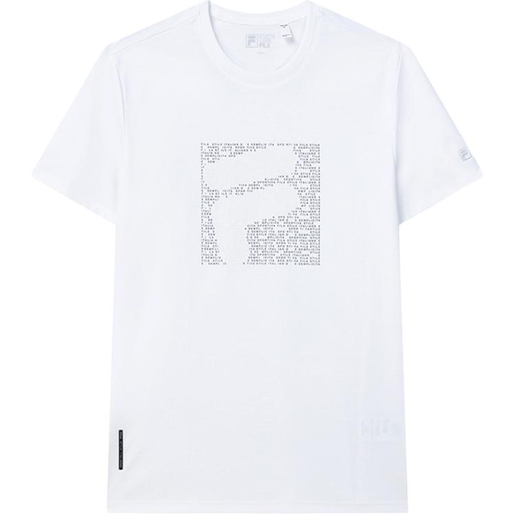 New FILA T Shirts Men's White F11M227113FWT