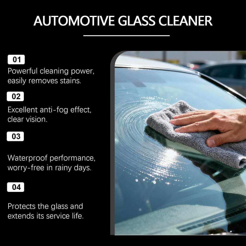 Car Windshield Protectant Car Window Glass Care Spray Effectively Removes Oil Film Clear Vision No Damage To The Glass Surface