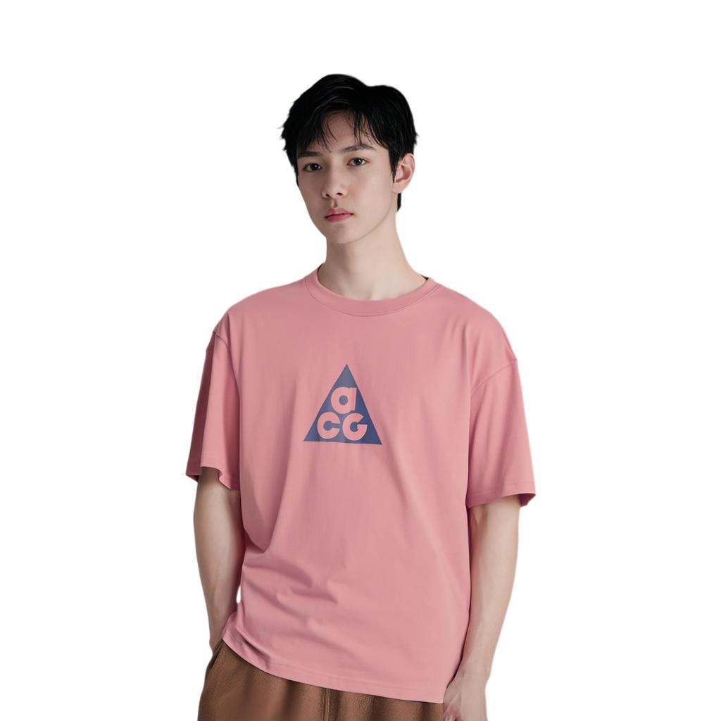 Nike ACG Dri-FIT Logo T-Shirt Asia Sizing 'Pink' Men's FQ3741-618