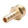 Brass Hose Barb Fittings Adapter Connector High Strength Rustproof Corrosion Resistant Hose Barb Male Fittings Accessories