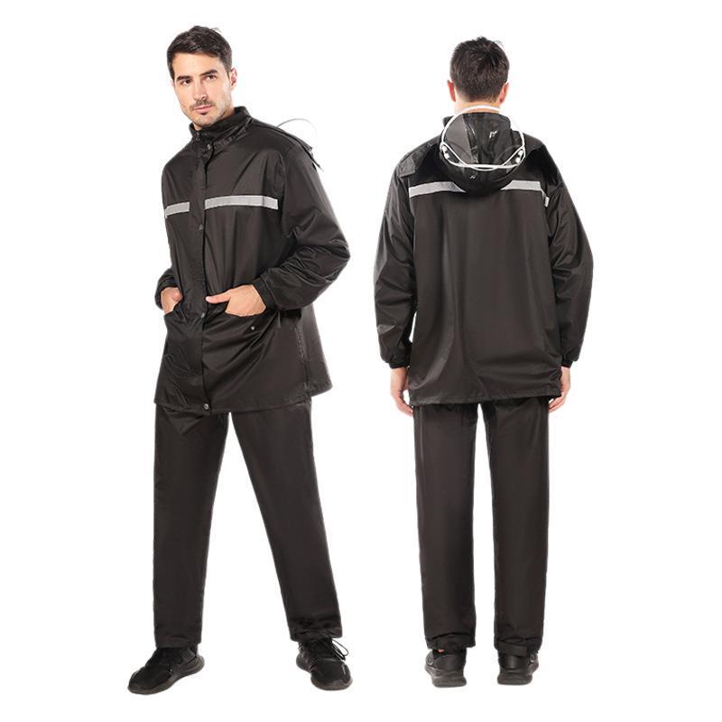 Men's and Women's Waterproof Motorcycle Raincoat and Pants Set