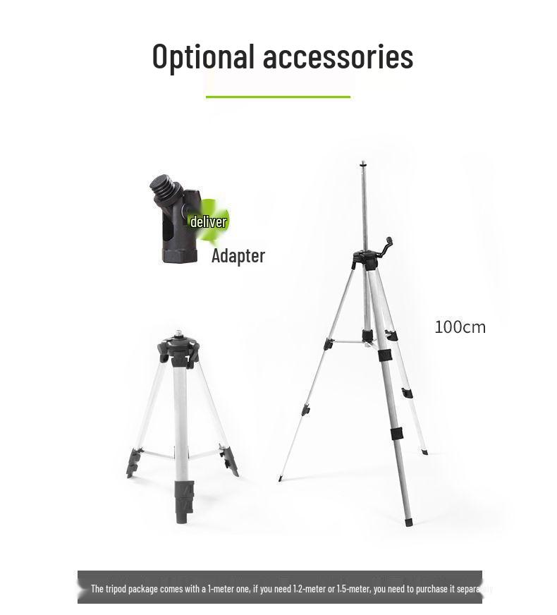 Nível Laser Infravermelho Verde e Azul de Alta Precisão - 2, 3 ou 5 Linhas, Luz Forte ao Ar Livre, Nivelamento Automático