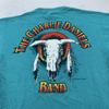 Vintage Charlie Daniels Band Shirt Mens Medium Skull Western Country 90s Tee
