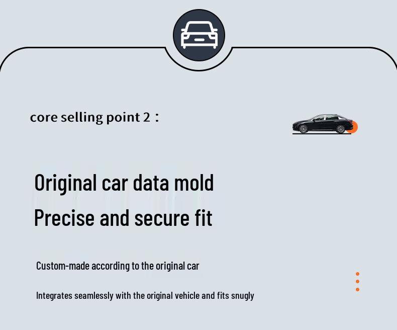 Hongqi E-QM5 Carbon Fiber Rear Spoiler: No-Drill Tail Wing Blade