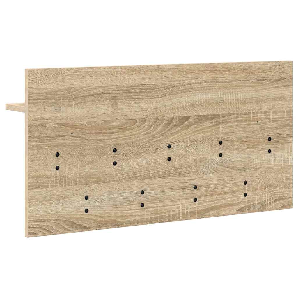 Wall mounted nightstand Sonoma oak 80 x 40 x 12 cm