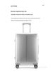20-Inch High-End Aluminum-Magnesium Carry-On Suitcase with Combination Lock, Large 24-Inch Option Available, Unisex Design