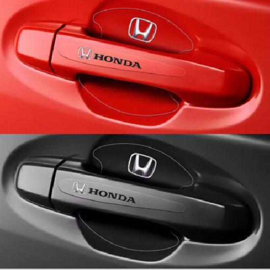 8PCS/SET Invisible Car Door Handle Bowl Anti-Scratch Protector Sticker for Honda