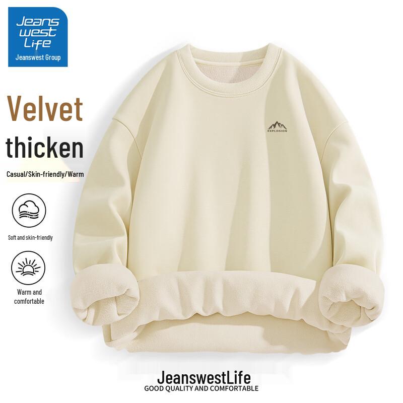 Jeanswest LIFE Herren Fleece Pullover Sweatshirt