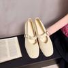 Daily Comfortable Simple Classic Solid Color Flat-soled Knitted Shoes Soft Sole One Pedal Single Shoes Women