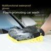 1PCS Car Wash Glove Coral Mitt Soft Anti-scratch for Car Wash Multifunction Thick Cleaning Glove Car Wax Detailing Brush