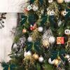 Velvet Bows Ornaments 24 Pcs Vintage Decorations Rustic Velvet Bows For Christmas Tree For Garlands Gift Wrapping Weddings