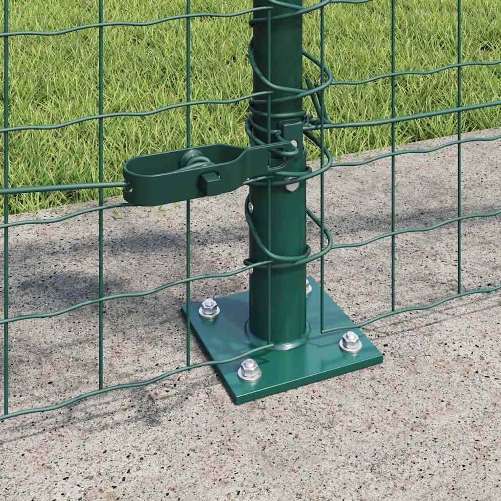 Welded Wire Fence with Concrete Foundation 25 x 1 m (W x H)