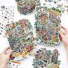Open Today Series Miniature Landscape Sticker DIY PET 3D Landscape Sticker Large Size Stress Relief Miniature Scene Collage Gift