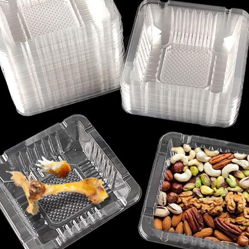 YouTaoLiLi Disposable Bone Waste Plates - 50 Pcs