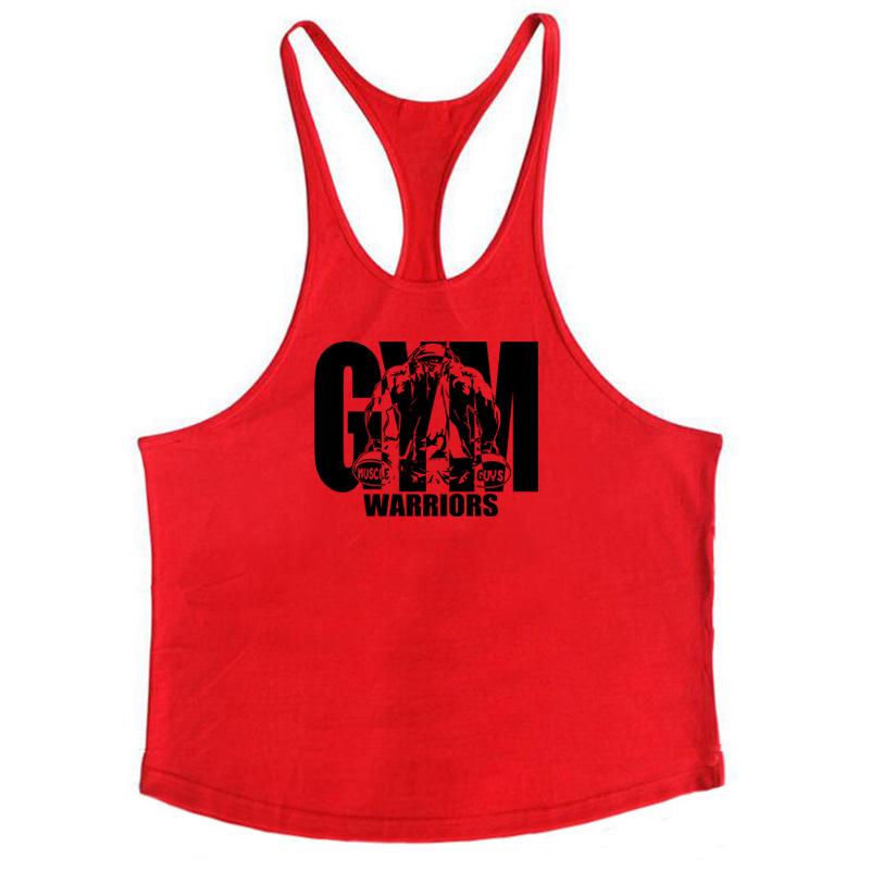 Gym Warriors Pure Cotton Spaghetti Strap Fitness Vest for Sports