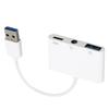 Headset Charger Adapter Multifunction Upgrade Experience 3 In 1 Male To Female USB3.0 To 3.5 Mm