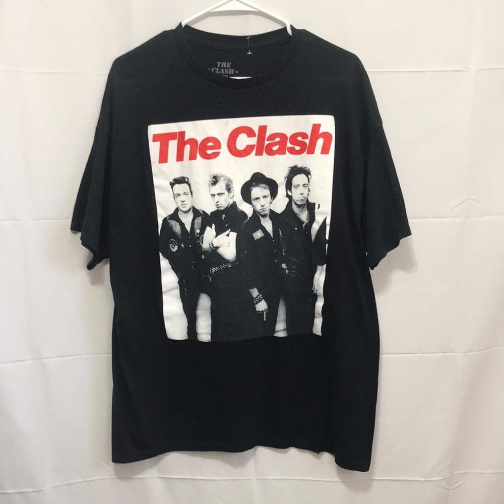 The Clash Black Graphic TShirt Unisex T-Shirt S