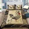 Chicken Duvet Cover Rooster Goose Duck for Kid Teen Women Men Farmhouse Animals for Bedroom Decorations Queen King Bedding Set