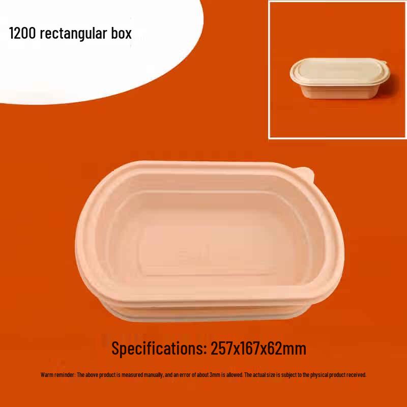 Sheng Hua He Yi Yuan Biodegradable Compartmental Food Box