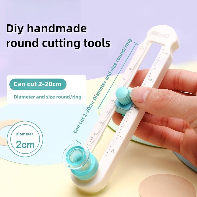 Circular Paper Cutter Paper Knife DIY Handmade Adjustable 360 Compass Knife Cutting Edge Artifact Cutting Round Cortadora Papel