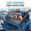 50" x 39" x 4.75" Roof Rack Cargo Basket W/Cross Bars Fit for Car SUV Pickup Truck Van Universal Top Cargo Carrier Metal Luggag
