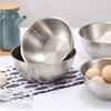 Double Layer Soup Rice Bowl Anti-Scalding Noodles Bowl Gold Silver Fruit Salad Bowl  Food Tableware