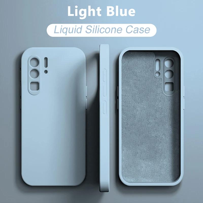 Voor Huawei P30 P50 P40 P20 Pro Lite Hoes Vierkante Vloeibare Siliconen Telefoonhoesjes Voor Huawei Honor 50 60 Mate 30 20 Nova 9 Pro Cover