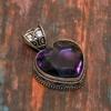 Beautiful Amethyst Gemstone Handmade  925 Sterling Silver Jewelry Pendant