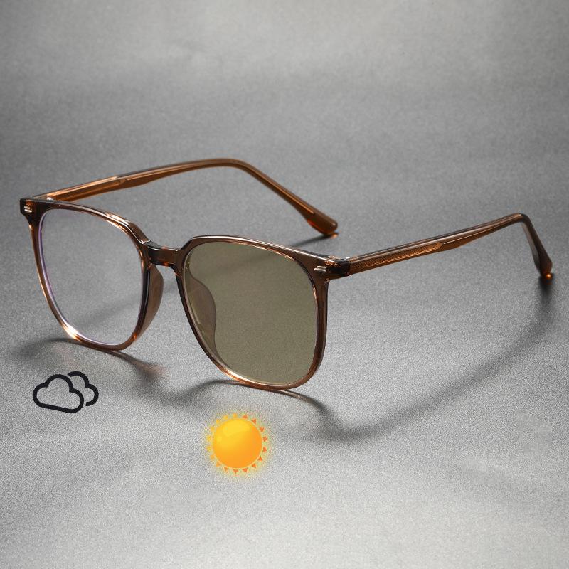 Trendy Photochromic Large Frame Sunglasses WM86179