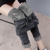 Women's High Waist Slimming Skinny Jeans with Plus Velvet for Fall/Winter 2025