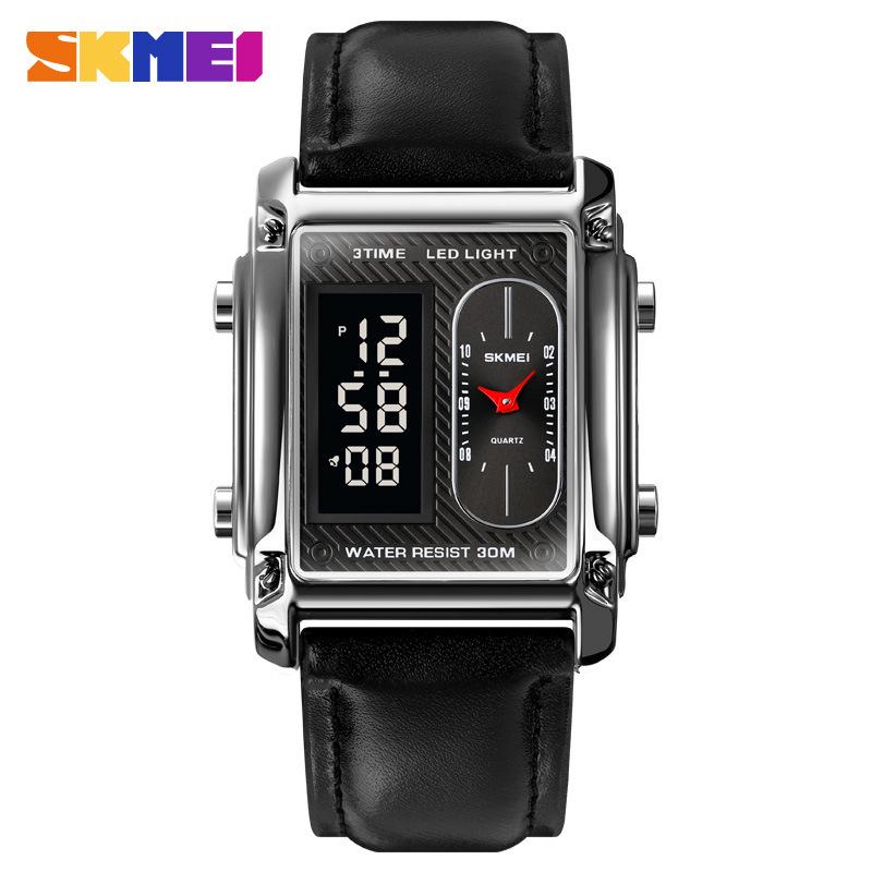Skmei Fashion Trend Men s Multifunction Steel Band Electronic Watch