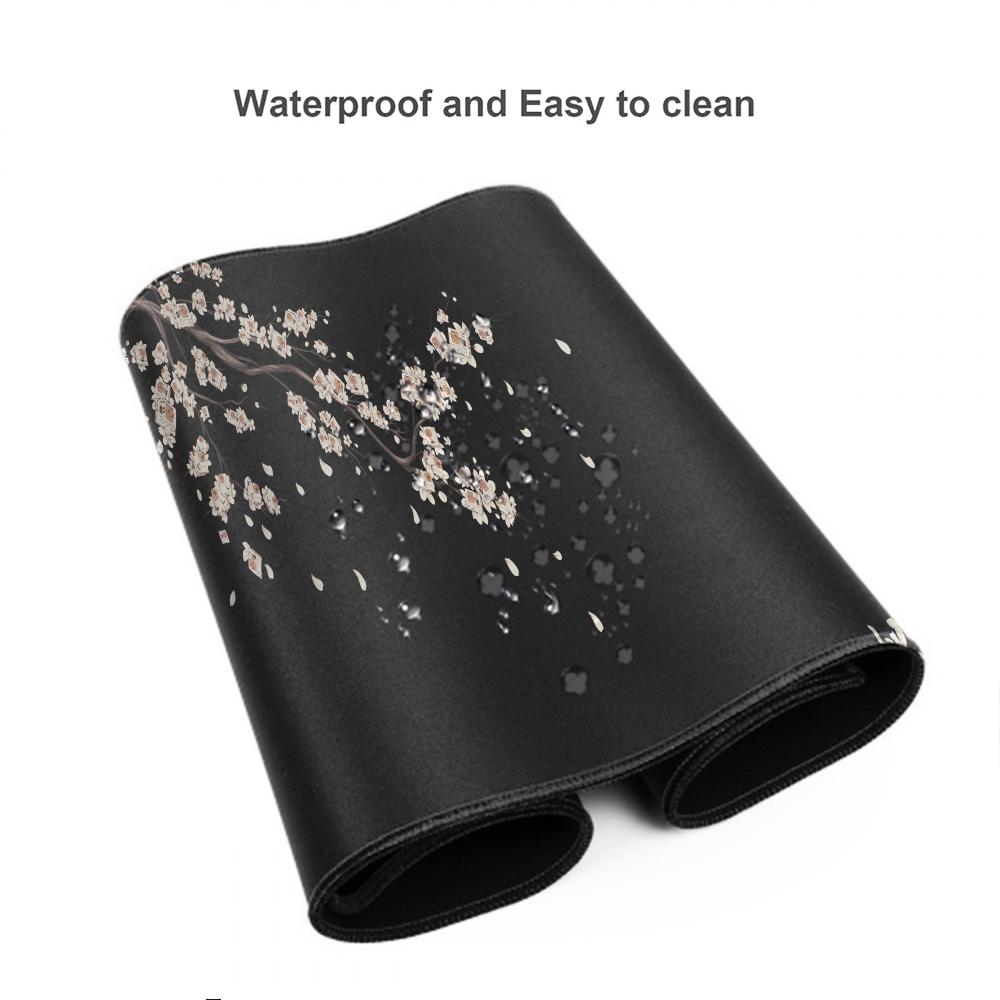 600x300 Japan Cherry Blossom Mouse Pad Gray Desktop Sakura Mousepad Anime Office Carpet Gamer Keyboard Computer Desks HYBXAXC